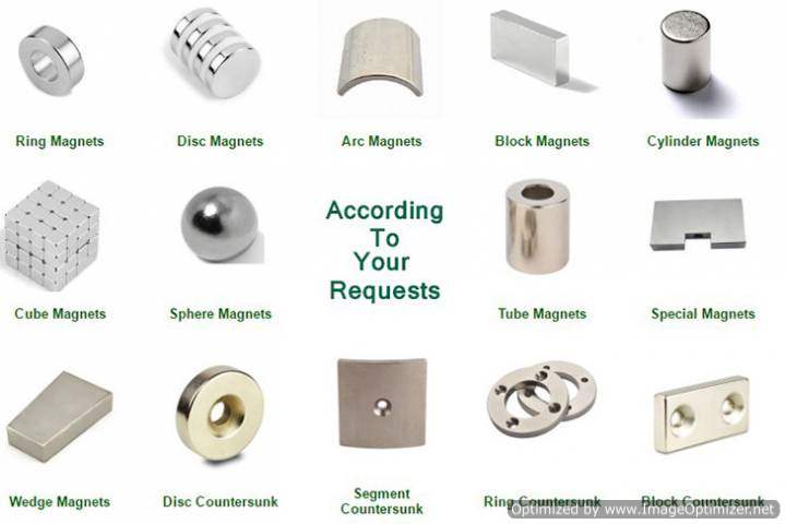 Custom Shape Strong N52 Neodymium Magnets