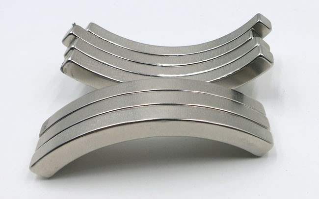 N42H Neodymium Arc Motor Magnets