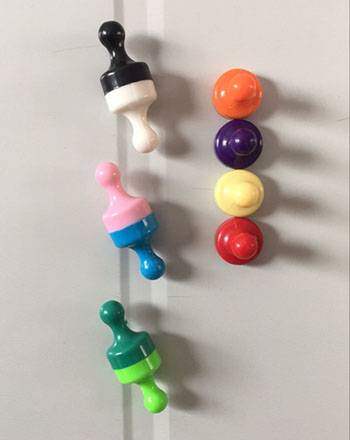 Magnetic Push Pins, Magnetic Pins for Whiteboards