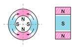 Magnetism direction - multipole oriented in segments on inside diameter