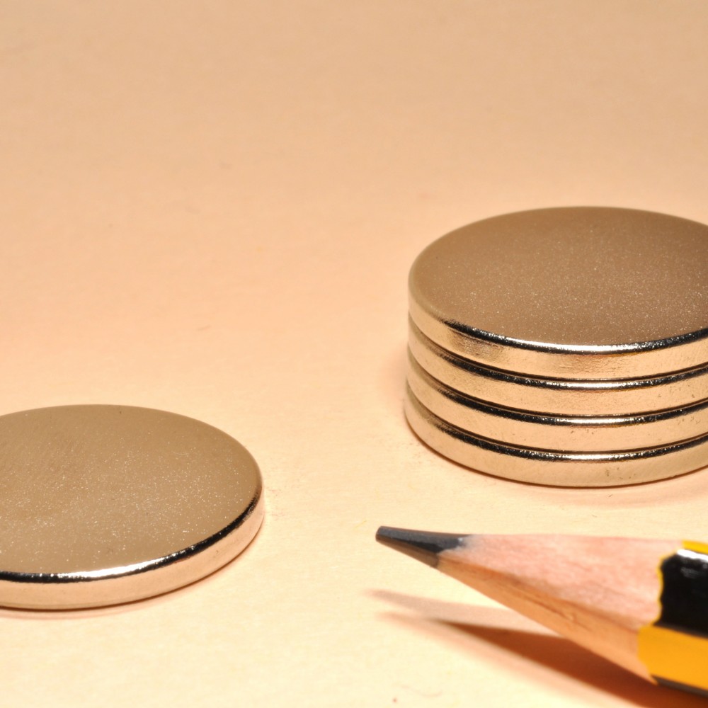 Neodymium Rare Earth Cylindrical Magnets N52 D20x2 - Neodymium Disc Magnets