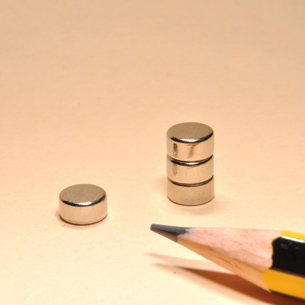 Circular Permanent Magnets N35 D6X3 - Neodymium Disc Magnets