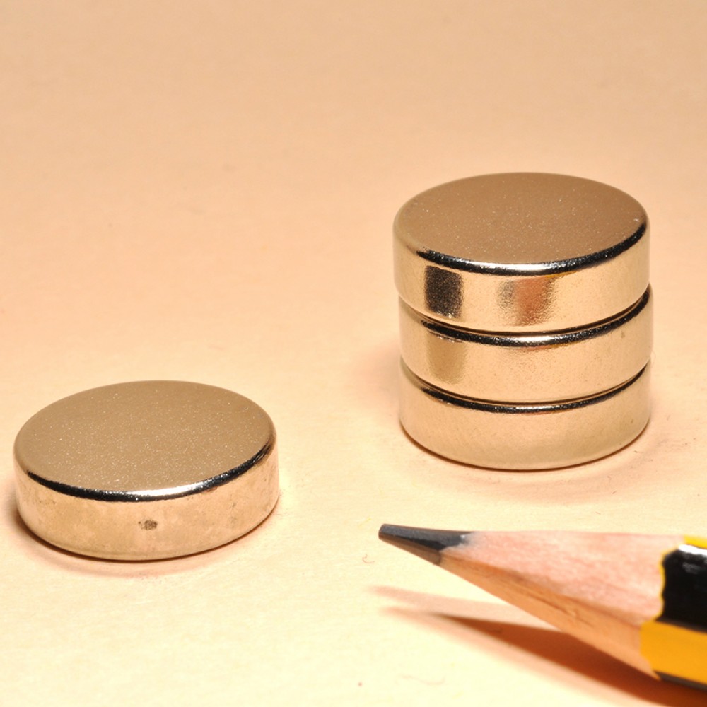 Super Strong Neodymium Magnet Cylinder N35 D14x4 - Neodymium Disc Magnets