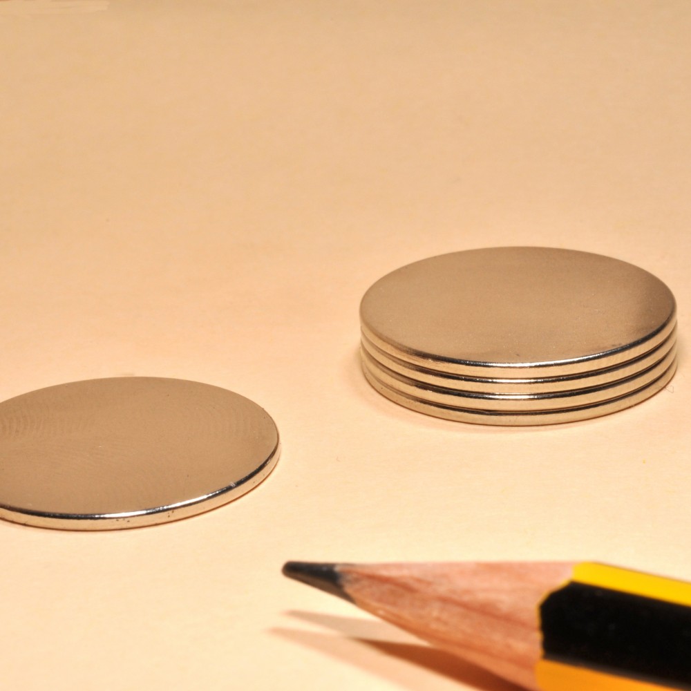 Permanent Magnet Disc-Shaped N50 D20x1 - Neodymium Disc Magnets