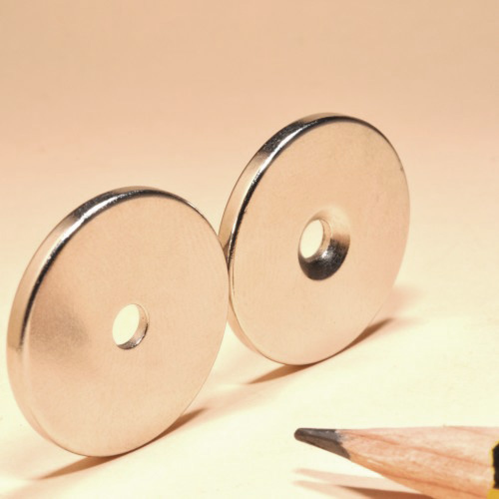 Countersunk Disc Magnets Round Rare Earth Neodymium N35 - Neodymium Countersunk Magnets