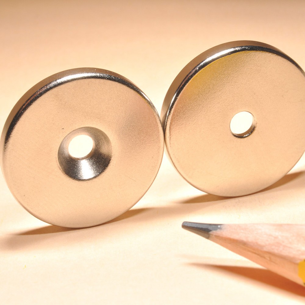 Neodymium Countersunk Discs N35SH - Neodymium Countersunk Magnets