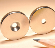 Countersunk Hole Neodymium Disc Magnets N48